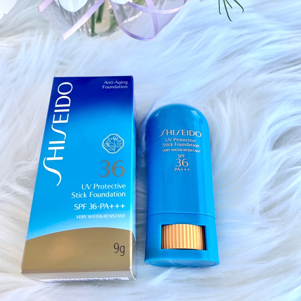 Shiseido waterproof stick foundation SPF 36